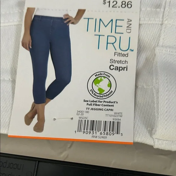 Time and Tru White Women's Pants - Picture 4 of 5